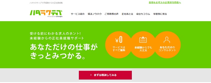 ココウユ第二新卒サイトハタラクティブ